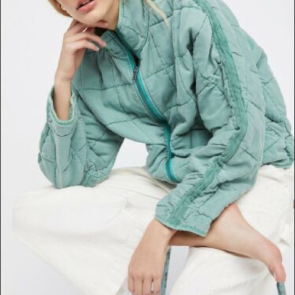 Free People Dolman Quilted Jacket, size large NWOT